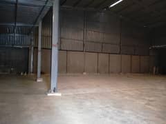 I-9 WAREHOUSE 5000 SQ FEET GOOD HEIGHT BEST LOCATION NEAR TO DRY PORT SEPARATE GATE FOR IN & OUT PARKING SPACE FOR LONG VEHICLES