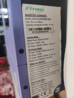 Fronus 3.2kw inverex