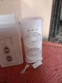 double ended spray Colling fan charge able