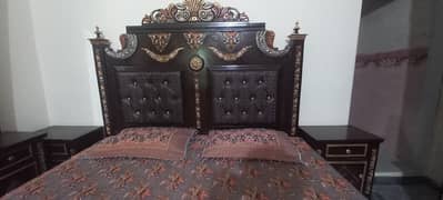 wooden Double bed set. Full Room Furniture