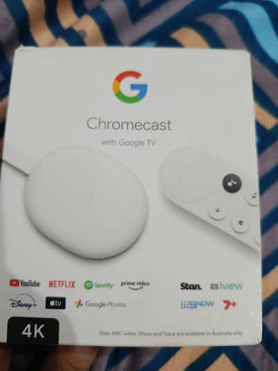 Google chrome cast 4k original remote free USB internet connector free