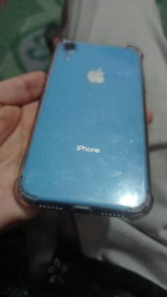 iPhone xr Jv 2month sim work back minor crack + front 8.5/10