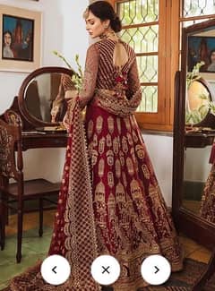 Red lehnga wedding formal wear - Afrozeh