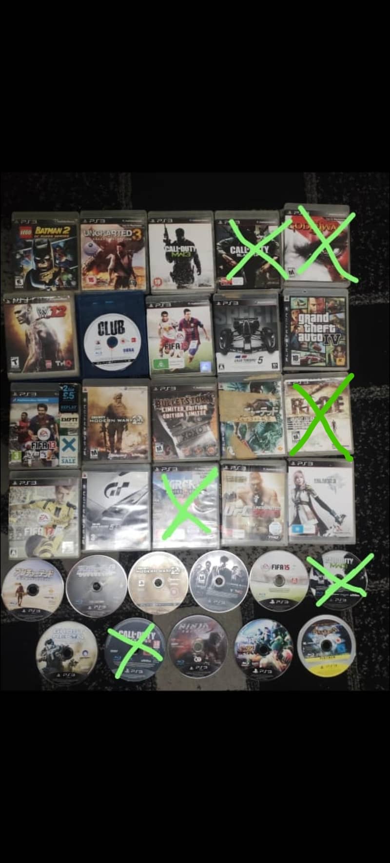 PS3 Games CDs condition 10/10 0