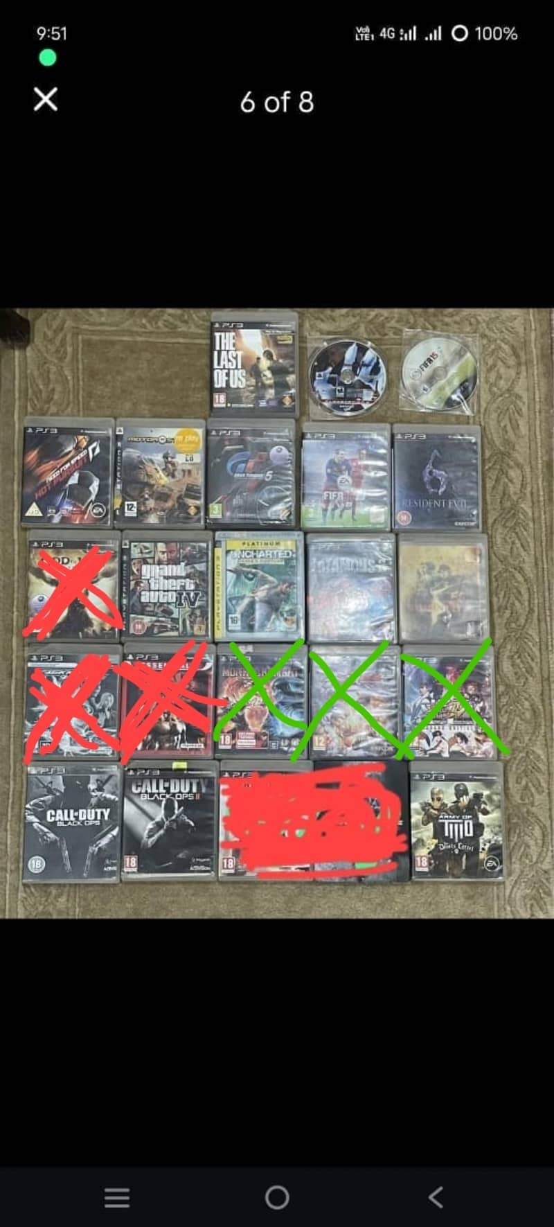 PS3 Games CDs condition 10/10 1