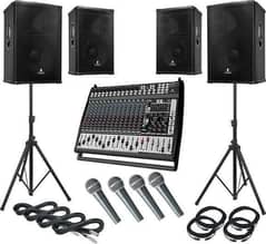 Sp4 and Sp2 professional sound system is available for rent