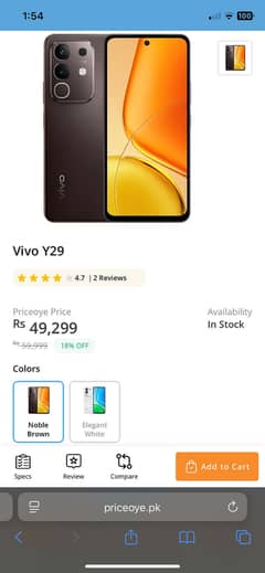vivo Y29 8/256 official pack