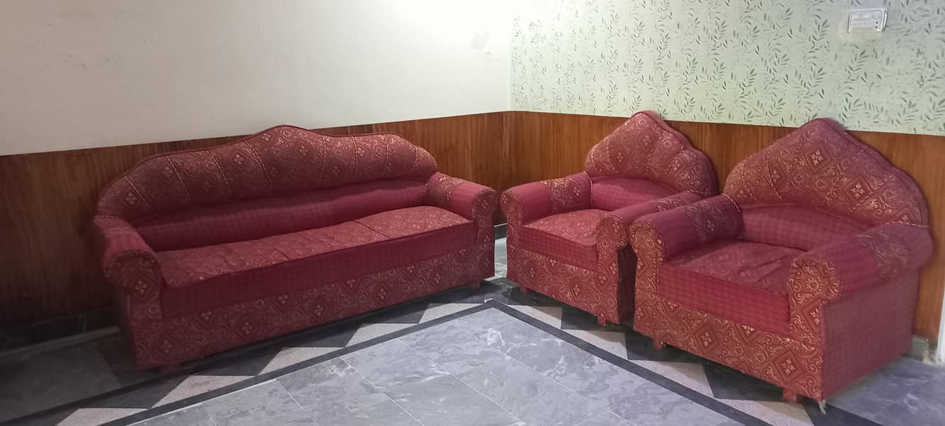 Sofa set with 2 center table 0