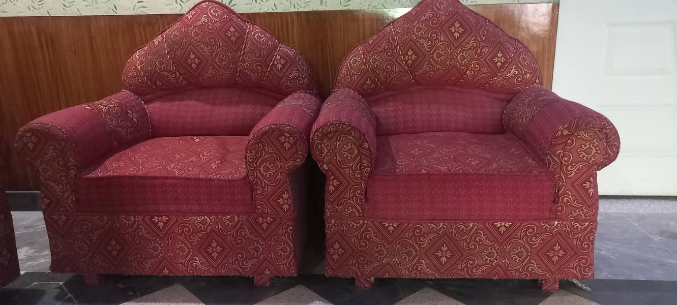 Sofa set with 2 center table 2