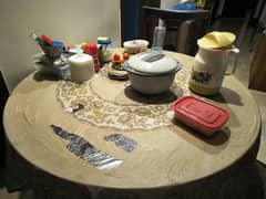 dining table with chairs