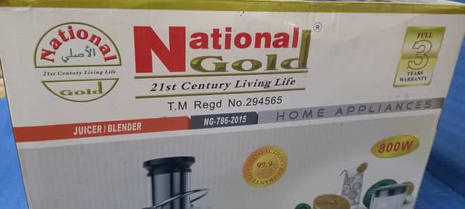 Box Packed new Juicer and Blender