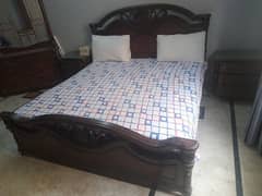 Bed with dressing