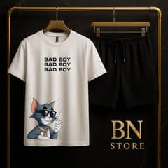 Men's Printed T-shirt and Short