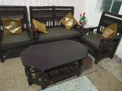 sofa set with table