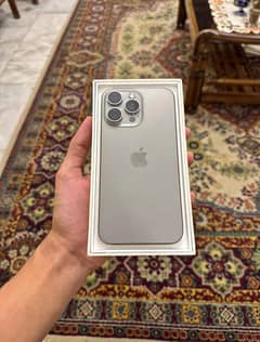 14 pro max, Natural Titanium, with complete box