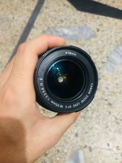 CANON EFS 18-55 Lens  with Cover and other Accessories