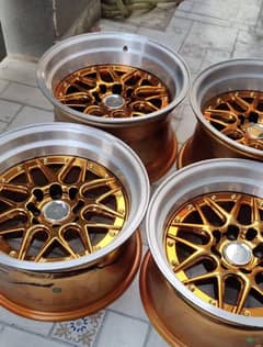 15 inch good chrome rims