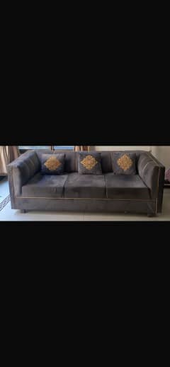 6 seater sofa set with table