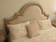 bed set and sofa
