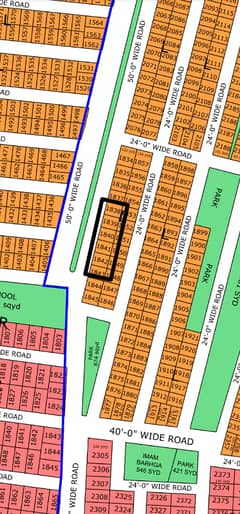80 SQYARDS WEST OPEN PLOT GOLD BLOCK NORTH TOWN RESIDENCY PHASE 1