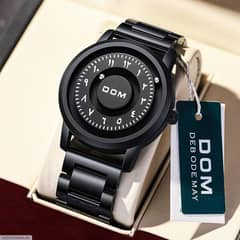 black steel strip (bare watch)