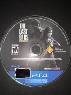 The Last of us Part 1 Remastered game for PS4