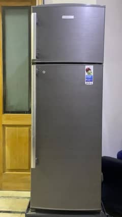 grey fridge