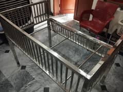 Stainless Steel baby cot/bed