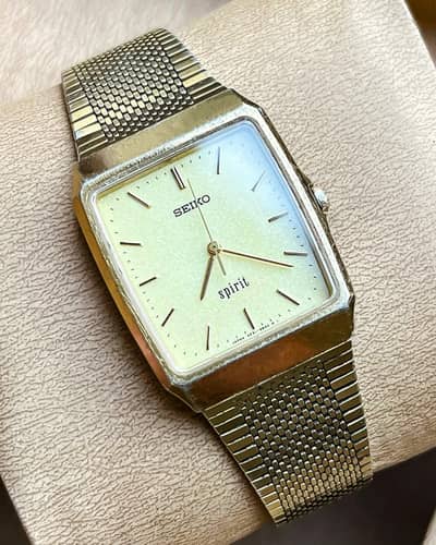 Seiko Spirit vintage tank