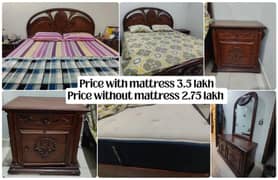 Complete Sheesham Wood Bed Set/ Chairs/ Sofa/ Table/ Console/ Trolley