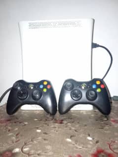 Xbox 360 with 2 wireless controllers