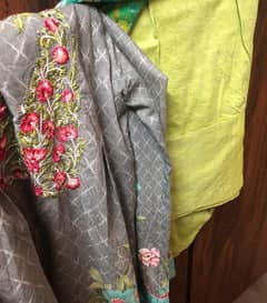 beautiful embroidery dress brand bonanza satrangi