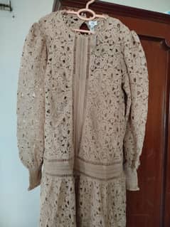 Lace cutout dress