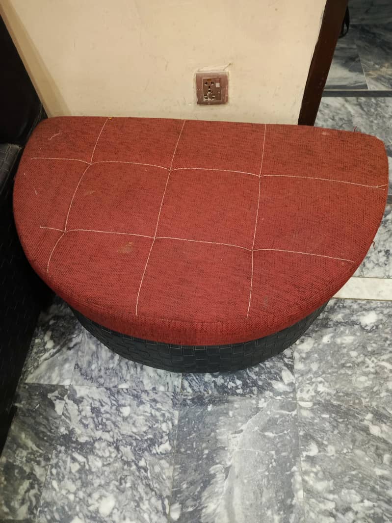 corner shape sofa with table 4