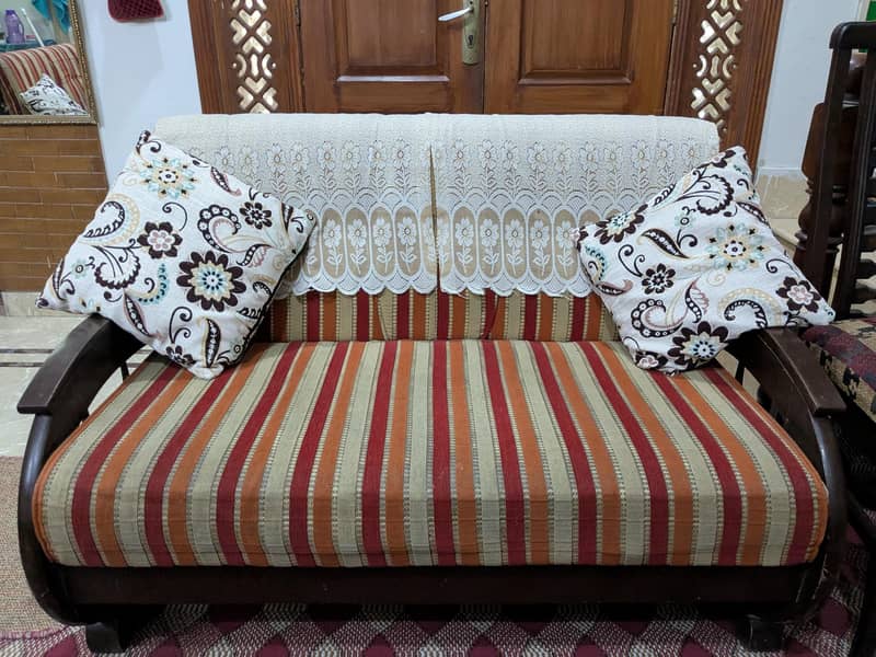 7 seater sofa set with 3 tables 2