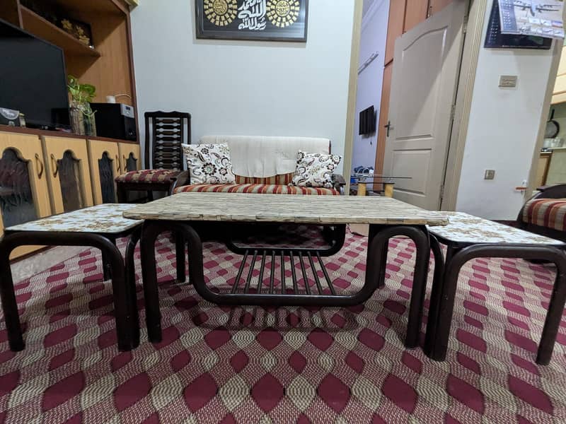 7 seater sofa set with 3 tables 4