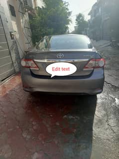 Toyota Corolla GLi 2009/10 Gujrat registered