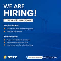 Office Boy / Cleaner