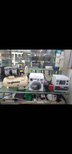 Complete setup for mobile phone LCD refurbishing