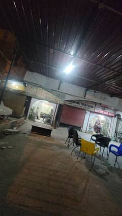 Shop for rent with attached washroom main kiran memon hospital 200ft road