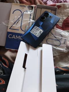 tecno camon 20 8/256 8+8/256 complete saman 10/10 condition