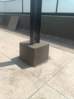 solar structure civil pad work