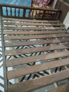 Pure wooden Bed . .  Wooden masheri  queen size. .