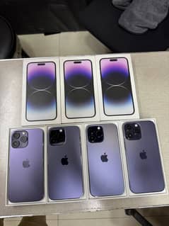 iPhone 14 Pro Max 256gb PTA Approved.      11 12 13 15 16 pro max