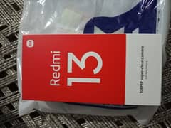 Redmi 13 8/128 Full 10 By 10 Condition With Box 2 Months Warranty