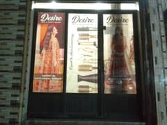 Aluminum door
