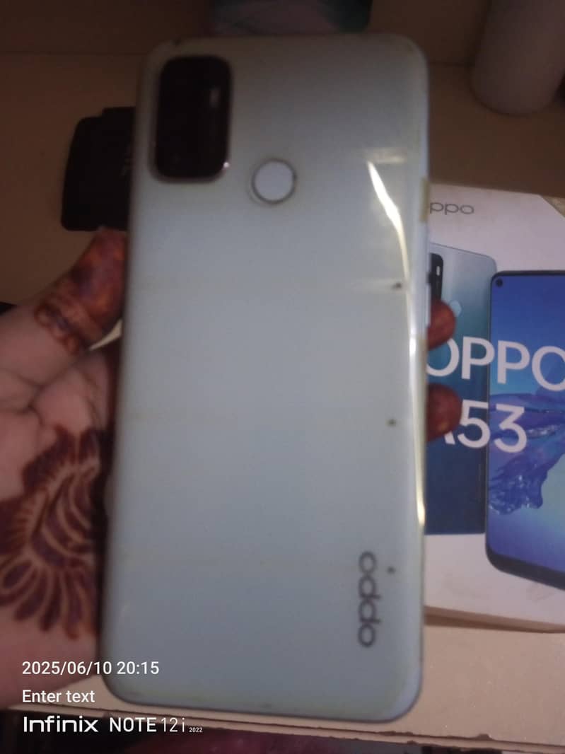Oppo A53 with box condition 10/10 0