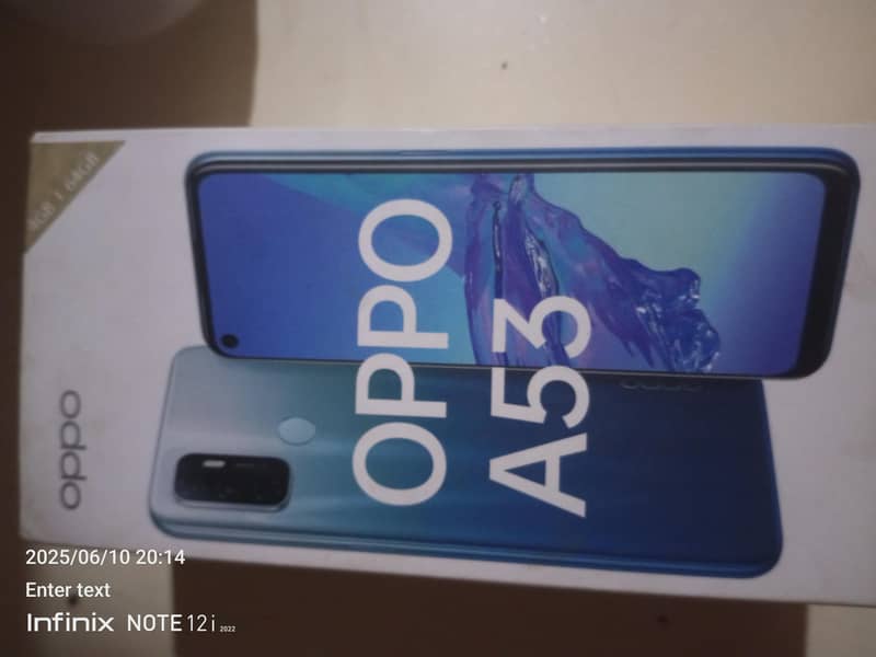 Oppo A53 with box condition 10/10 1