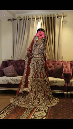 bridal red lahnga