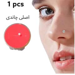 Silver Nose pin for women